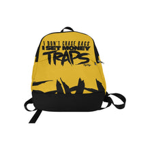 Load image into Gallery viewer, &quot;Money Trap&quot; gold Bookbag
