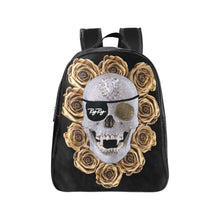 Load image into Gallery viewer, &quot;Gold Roses&quot; Bookbag
