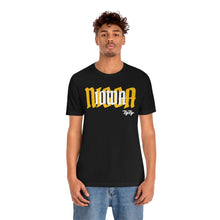 Load image into Gallery viewer, &quot;Iowa Nigga&quot; White/Gold Black Tee
