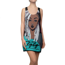 Load image into Gallery viewer, &quot;Celebrate The Female&quot; Black Racerback Dress
