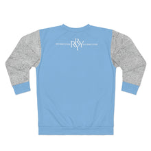 Load image into Gallery viewer, &quot;Leather Sleeve&quot;  Carolina Blue Sweatshirt
