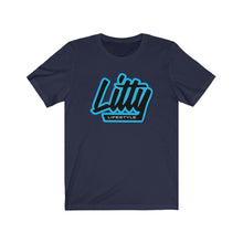 Load image into Gallery viewer, Litty Lifestyle Carolina Blue Letters Tee
