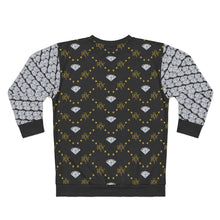 Load image into Gallery viewer, &quot;Black &amp; Gold&quot; Pattern Sweatshirt
