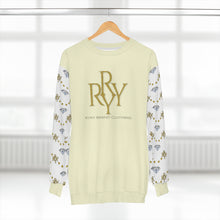 Load image into Gallery viewer, &quot;Royal RyRy Logo&quot; - Cream &amp; White&quot; Sweatshirt
