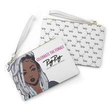 Load image into Gallery viewer, &quot;Celebrate The Female&quot; White Clutch Bag
