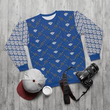 Load image into Gallery viewer, &quot;Royal Blue&quot; Pattern Sweatshirt
