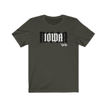 Load image into Gallery viewer, &quot;Iowa Nigga&quot; Blk/White Text Short Sleeve Tee
