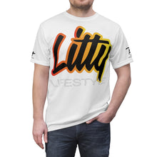 Load image into Gallery viewer, Litty LifeStyle AOP White Tee
