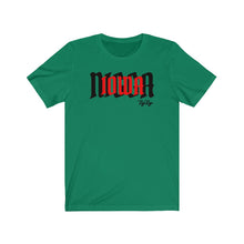 Load image into Gallery viewer, &quot;Iowa Nigga&quot; Red/Black Text Short Sleeve Tee
