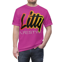 Load image into Gallery viewer, Litty LifeStyle AOP Pink Tee
