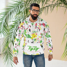 Load image into Gallery viewer, &quot;Paint Splatter&quot; green blk yellow red Hoodie
