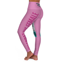 Load image into Gallery viewer, &quot;Celebrate The Female&quot; -Light Pink- Women&#39;s High Waisted Leggings
