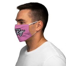 Load image into Gallery viewer, Pink &amp; Diamond Snug-Fit Polyester Face Mask
