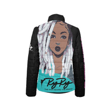 Load image into Gallery viewer, &quot;Celebrate The Female&quot; Blk Padded Women&#39;s Jacket
