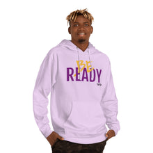 Load image into Gallery viewer, &quot;Be Ready&quot; (Purple/Gold Letters) Hoodie
