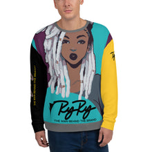 Load image into Gallery viewer, &quot;Celebrate The Female&quot; Yellow/Teal/Blk Sweatshirt
