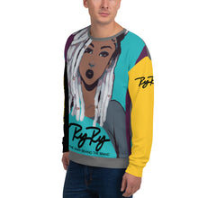 Load image into Gallery viewer, &quot;Celebrate The Female&quot; Yellow/Teal/Blk Sweatshirt
