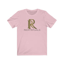 Load image into Gallery viewer, &quot;Rich Rituals&quot; Bronze Text- Short Sleeve Tee
