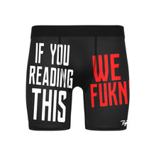 Load image into Gallery viewer, &quot;We Fukn&quot; Men&#39;s Long Leg Boxer Brief
