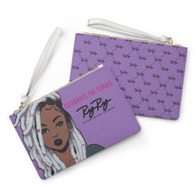 Load image into Gallery viewer, Celebrate The Female - Light Purple Clutch Bag
