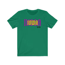 Load image into Gallery viewer, &quot;Iowa Nigga&quot; Purple/Gold Text Short Sleeve Tee
