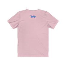 Load image into Gallery viewer, &quot;Money Traps&quot; Turquoise/Pink Text Short sleeve Tee
