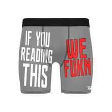 Load image into Gallery viewer, &quot;We Fukn&quot; Gray Men&#39;s Long Briefs
