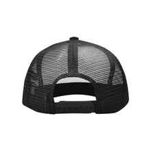 Load image into Gallery viewer, &quot;Royal logo&quot; blk on blk trucker hat
