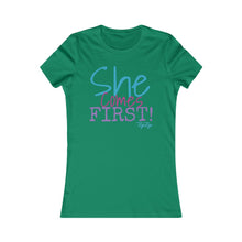 Load image into Gallery viewer, &quot;She Comes First&quot; Women&#39;s Short Sleeve Tee
