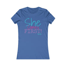 Load image into Gallery viewer, &quot;She Comes First&quot; Women&#39;s Short Sleeve Tee
