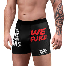 Load image into Gallery viewer, We Fukn Men&#39;s Blk/Red Boxer Briefs
