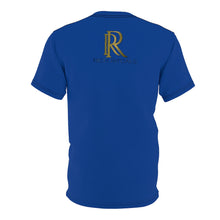 Load image into Gallery viewer, &quot;Rich Rituals&quot; Blue Poly Tee
