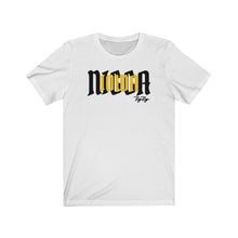 Load image into Gallery viewer, &quot;Iowa Nigga&quot; Black/Gold Text Short Sleeve Tee
