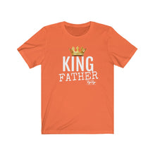 Load image into Gallery viewer, King Father (White Text) Short Sleeve Tee
