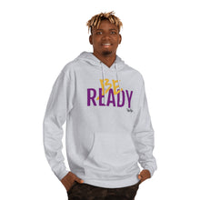 Load image into Gallery viewer, &quot;Be Ready&quot; (Purple/Gold Letters) Hoodie
