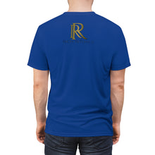 Load image into Gallery viewer, &quot;Rich Rituals&quot; Blue Poly Tee
