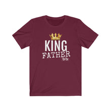 Load image into Gallery viewer, King Father (White Text) Short Sleeve Tee
