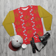 Load image into Gallery viewer, &quot;Red &amp; Gold Christmas&quot; Sweatshirt
