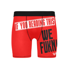 Load image into Gallery viewer, &quot;We Fukn&quot; RED Briefs
