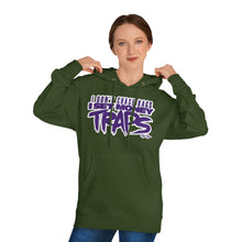 Load image into Gallery viewer, &quot;Money Trap&quot; purp-white Hoody
