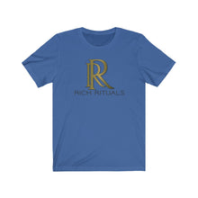 Load image into Gallery viewer, &quot;Rich Rituals&quot; Bronze Text- Short Sleeve Tee
