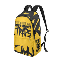 Load image into Gallery viewer, &quot;Money Trap&quot; gold Bookbag
