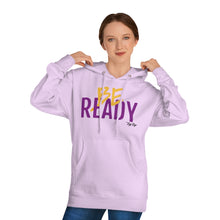 Load image into Gallery viewer, &quot;Be Ready&quot; (Purple/Gold Letters) Hoodie
