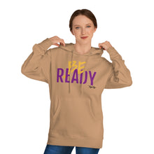 Load image into Gallery viewer, &quot;Be Ready&quot; (Purple/Gold Letters) Hoodie
