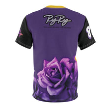 Load image into Gallery viewer, &quot;Purple Rose&quot; Gold/Purple Unisex Tee
