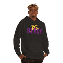 Load image into Gallery viewer, &quot;Be Ready&quot; (Purple/Gold Letters) Hoodie
