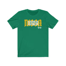 Load image into Gallery viewer, &quot;Iowa Nigga&quot; Gold/White Text Short Sleeve Tee
