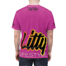 Load image into Gallery viewer, Litty LifeStyle AOP Pink Tee
