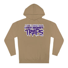 Load image into Gallery viewer, &quot;Money Trap&quot; purp-white Hoody
