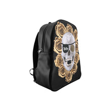 Load image into Gallery viewer, &quot;Gold Roses&quot; Bookbag
